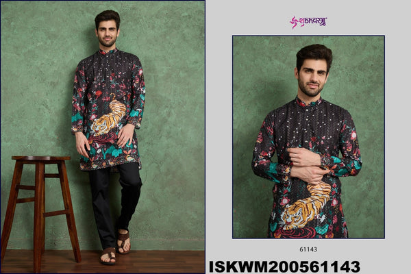 Embroidered Rayon Kurta-ISKWM200561141/61142/61143/61144/61145/61146