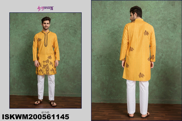 Embroidered Rayon Kurta-ISKWM200561141/61142/61143/61144/61145/61146