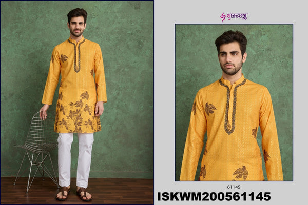 Embroidered Rayon Kurta-ISKWM200561141/61142/61143/61144/61145/61146
