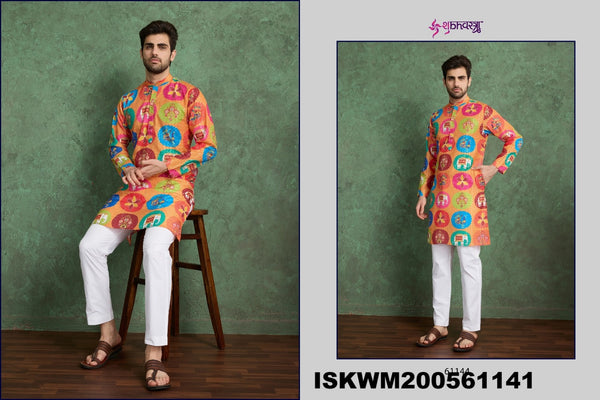 Embroidered Rayon Kurta-ISKWM200561141/61142/61143/61144/61145/61146