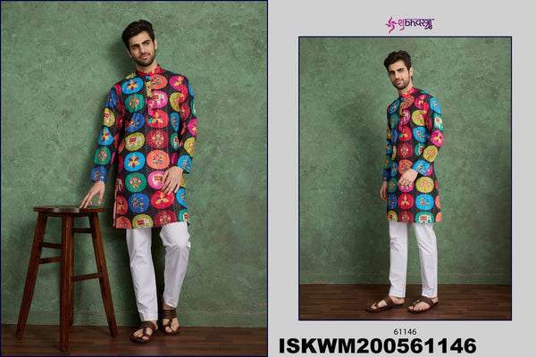 Embroidered Rayon Kurta-ISKWM200561141/61142/61143/61144/61145/61146