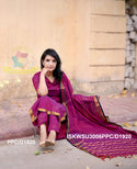 Handloom Cotton Kurti With Cotton Silk Pant And Handloom Dupatta-ISKWSU3006PPC/D1920