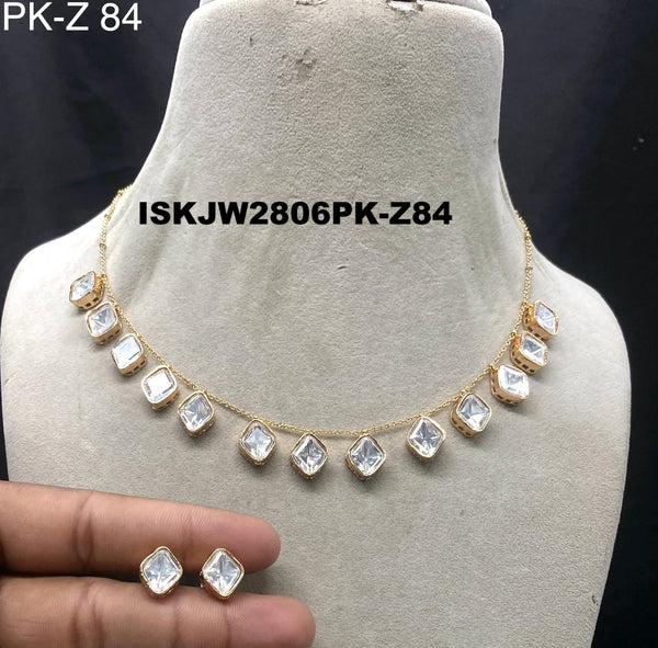 Kundan Jewelry Set-ISKJW2806PK-Z84