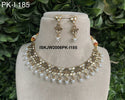 Kundan Necklace Set-ISKJW2006PK-I185