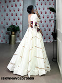 Embroidered Rayon Lehenga With Blouse-ISKWNAV02070059