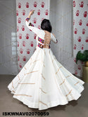 Embroidered Rayon Lehenga With Blouse-ISKWNAV02070059