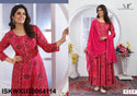 Digital Printed Rayon Anarkali Kurti With Nazmeen Dupatta-ISKWKU30064114/4112