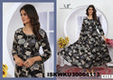 Digital Printed Rayon Anarkali Kurti With Nazmeen Dupatta-ISKWKU30064114/4113