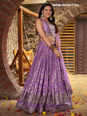 Embroidered Dola Silk Jacquard Lehenga With Blouse Organza Dupatta-ISKWLH03077100