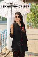 Embroidered Silk Co-Ord Set-ISKWIDW04071877