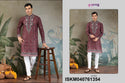 Men's Embroidered Viscose silk Kurta-ISKM040761351/52/53/54/55/56