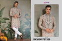 Men's Embroidered Viscose silk Kurta-ISKM040761351/52/53/54/55/56