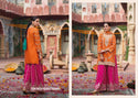 Embroidered Chinon Kurti With Sharara And Dupatta-ISKWSH040726991