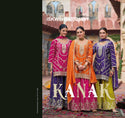 Embroidered Chinon Kurti With Sharara And Dupatta-ISKWSH040726991