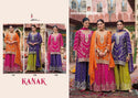Embroidered Chinon Kurti With Sharara And Dupatta-ISKWSH040726991