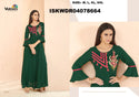 Sequined Rayon Flared Dress-ISKWDR04078664