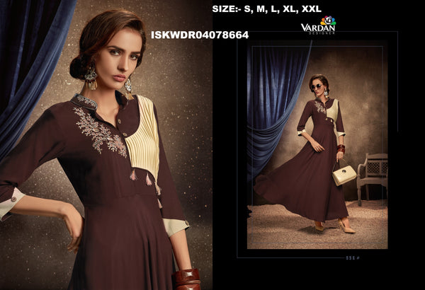 Sequined Rayon Flared Dress-ISKWDR04078664