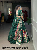 Printed Rayon Silk Lehenga With Blouse And Dupatta-ISKWNAV040715461