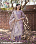 Chanderi Banarasi Silk Kurti With Silk Pant And Banarasi Silk Dupatta-ISKWSU0707PPC/D1990
