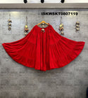 Rayon Cotton Tiered Skirt-ISKWSKT0807119