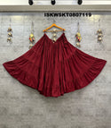Rayon Cotton Tiered Skirt-ISKWSKT0807119