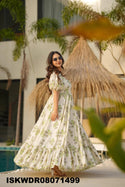 Digital Printed Cotton Dress-ISKWDR08071499