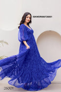 Digital Printed Georgette Dress-ISKWDR080726001