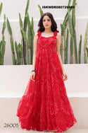 Digital Printed Georgette Dress-ISKWDR080726005