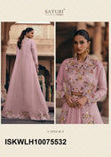 Embroidered Chinon Silk Lehenga With Blouse And Organza Silk Shrug-ISKWLH10075532