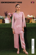 Embroidered Tissue Silk Co-Ord Set-ISKWIDW08071950