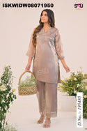 Embroidered Tissue Silk Co-Ord Set-ISKWIDW08071950