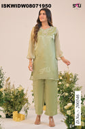 Embroidered Tissue Silk Co-Ord Set-ISKWIDW08071950