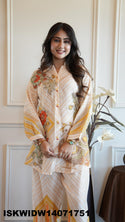 Digital Printed Cotton Co-Ord Set-ISKWIDW14071751