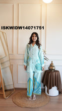 Digital Printed Cotton Co-Ord Set-ISKWIDW14071751