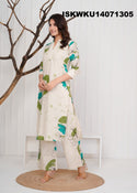 Printed Cotton Kurti With Pant-ISKWKU14071305