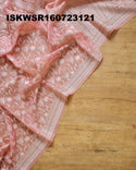 Chikankari Organza Saree With Blouse-ISKWSR160723121