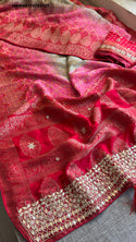 Banarasi Weaved Munga Silk Saree With Blouse-ISKWSR170723127