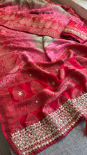 Banarasi Weaved Munga Silk Saree With Blouse-ISKWSR170723127