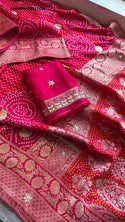 Banarasi Weaved Munga Silk Saree With Blouse-ISKWSR170723128