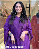 Silver Printed Cotton Kurti With Pant And Dupatta-ISKWSU17071295