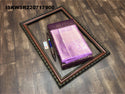 Kanchipuram Handloom Silk Saree With Contrast Blouse-ISKWSR220717900