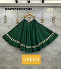 Sequined Rayon Cotton Skirt-ISKWSKT22077350