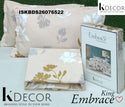 Embrace Cotton King Size Bedsheet Set-ISKBDS26076522