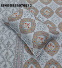 King Size Pure Cotton Bedsheet Set-ISKBDS26076523