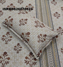 King Size Pure Cotton Bedsheet Set-ISKBDS26076523