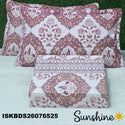 King Size Pure Cotton Bedsheet Set-ISKBDS26076525