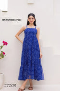 Digital Printed Georgette Dress-ISKWDR300727003