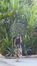 Cotton Top With Floral Printed Skirt-ISKWSKT2603PPC/D1842
