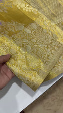 Handloom Silk Saree With Contrast Blouse-ISKWSR070815502
