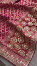 Banarasi Weaved Khadi Georgette Saree With Blouse-ISKWSR07084508